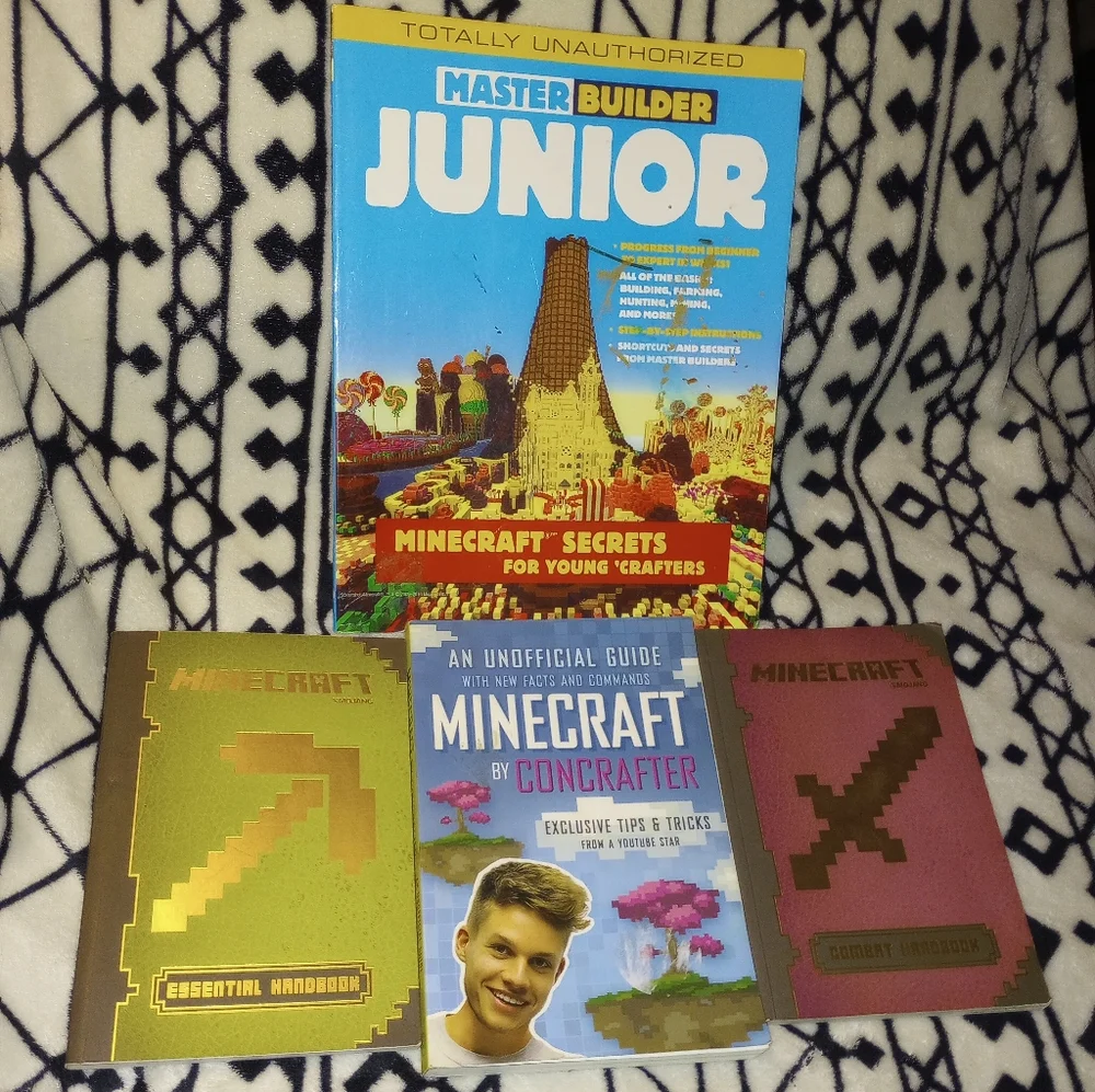 Minecraft Strategy Guides Lot of 4